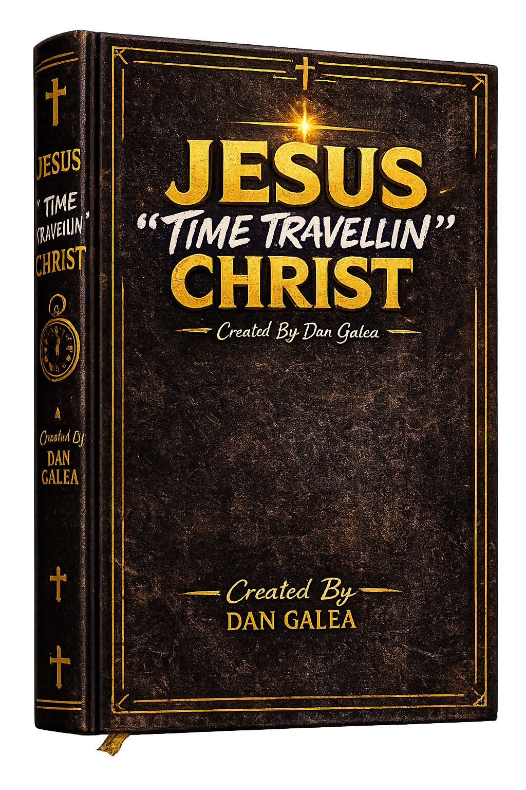 Jesus Time Travellin Christ Bible cover